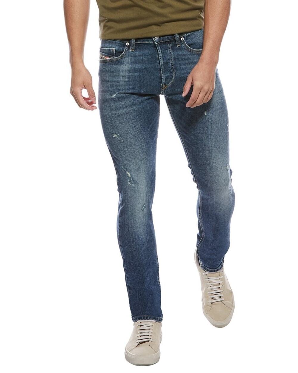 Diesel Tepphar-X Medium Wash Cotton Slim Fit Denim Jean 34